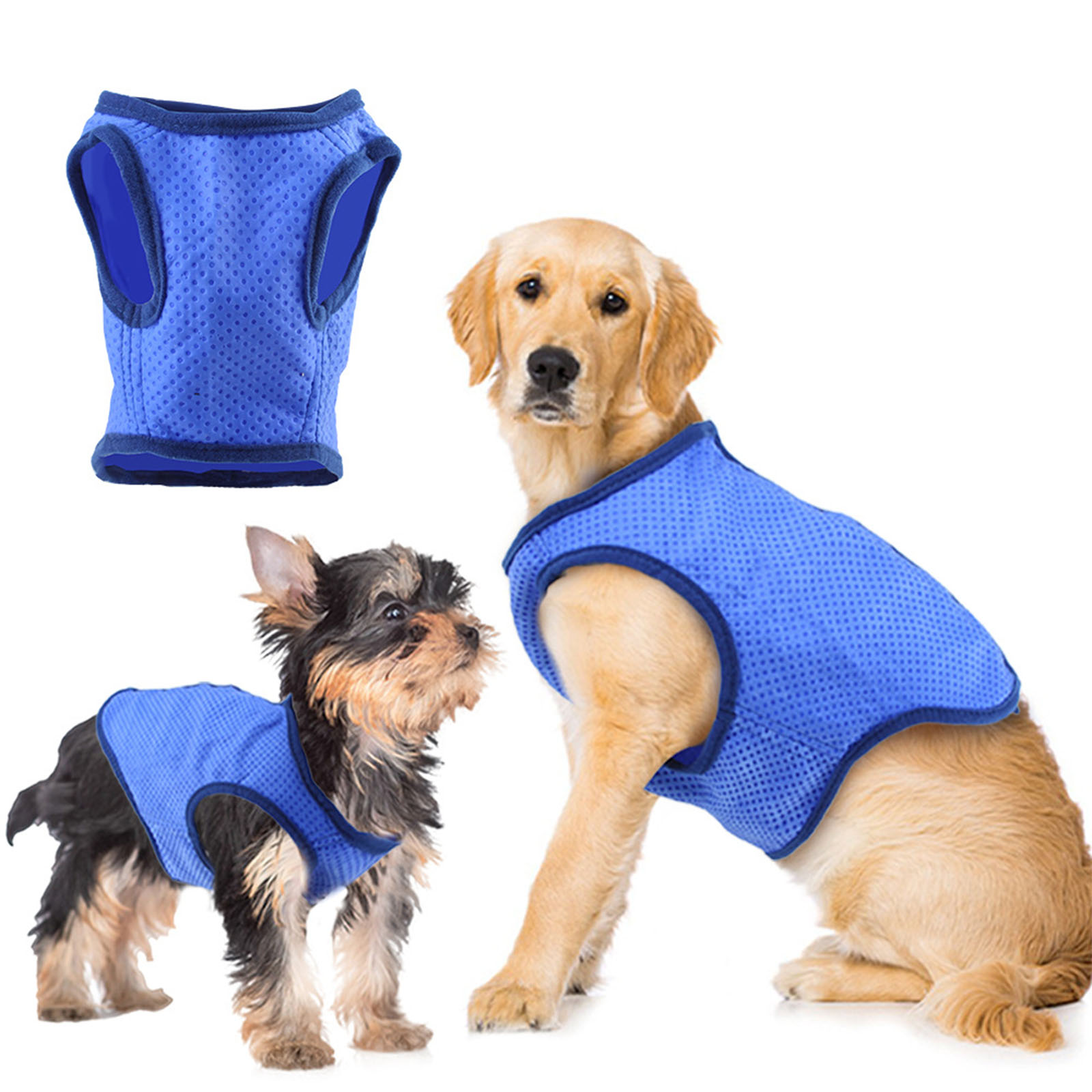 Outdoor Sport Coat - Gilet rinfrescante per cani, rete estiva