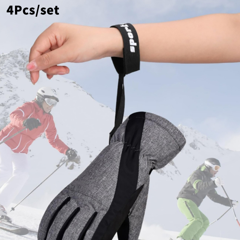 Outdoor Sport Gloves - 4 Pezzi Cinturino da Polso per