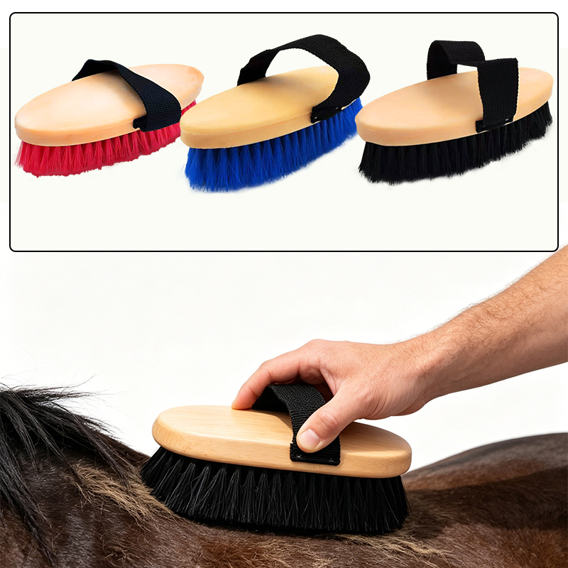 Grooming Kit Horse - Spazzola Ellittica per la Cura del