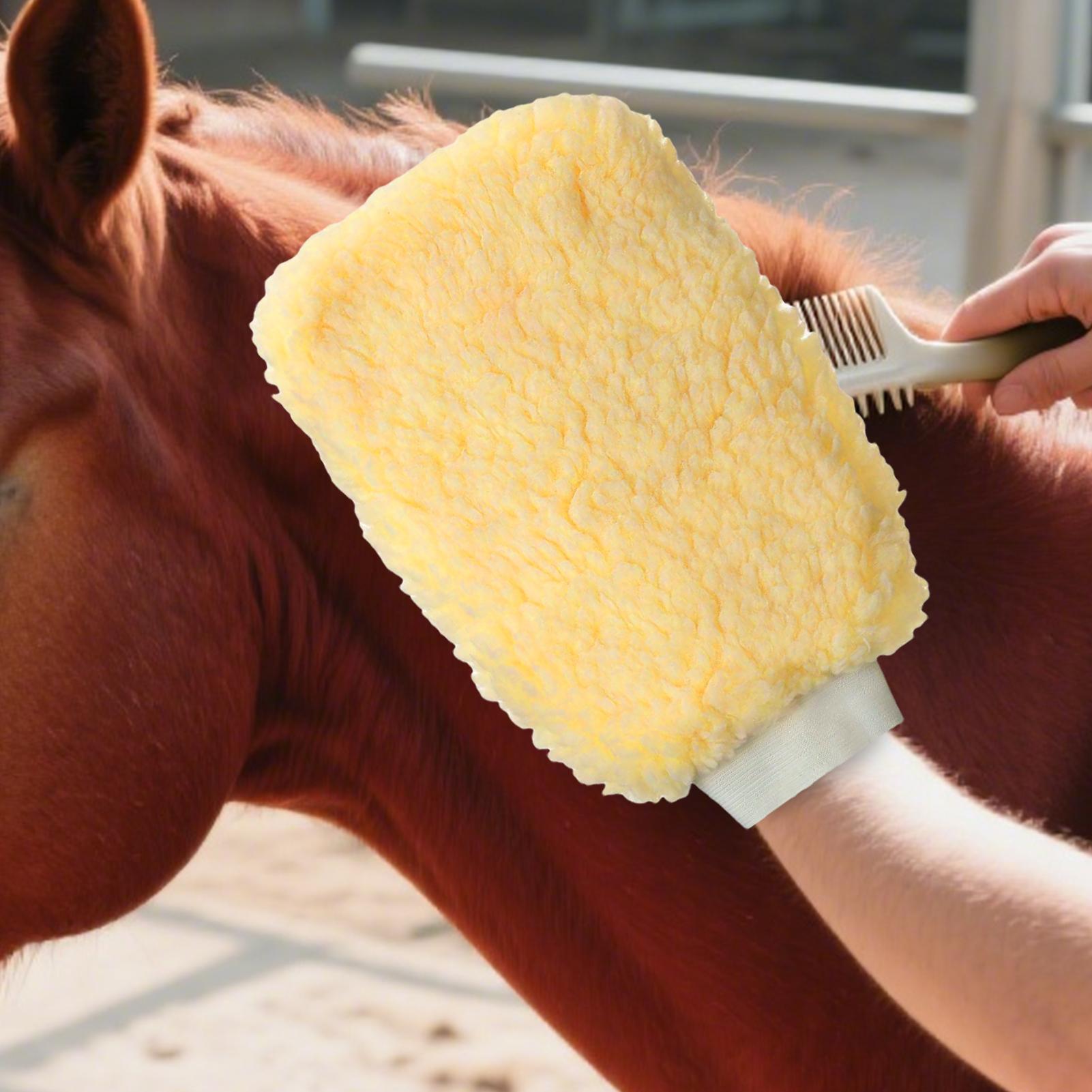 Grooming Kit Horse - Guanto applicatore per guanti per zecche