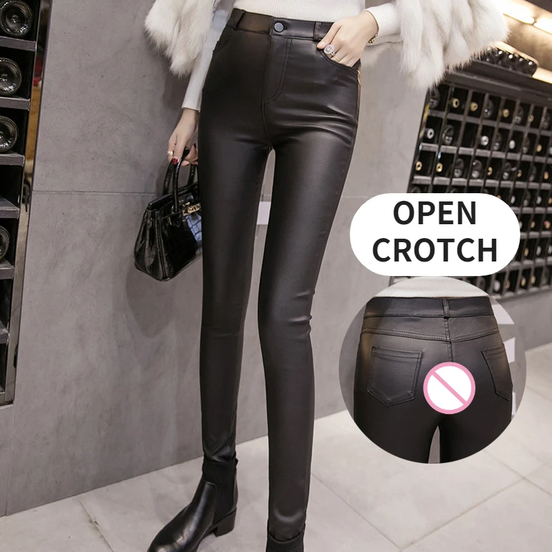 Outdoor Sport Leggings - Leggings sexy da donna con apertura