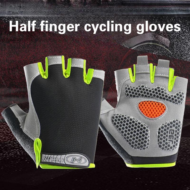 Outdoor Sport Gloves - Guanti da Ciclismo Unisex Mezze Dita