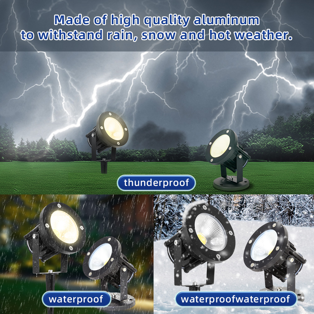 Faretto LED GU10 per Giardino, - Outdoor Spotlight recensione e prezzo