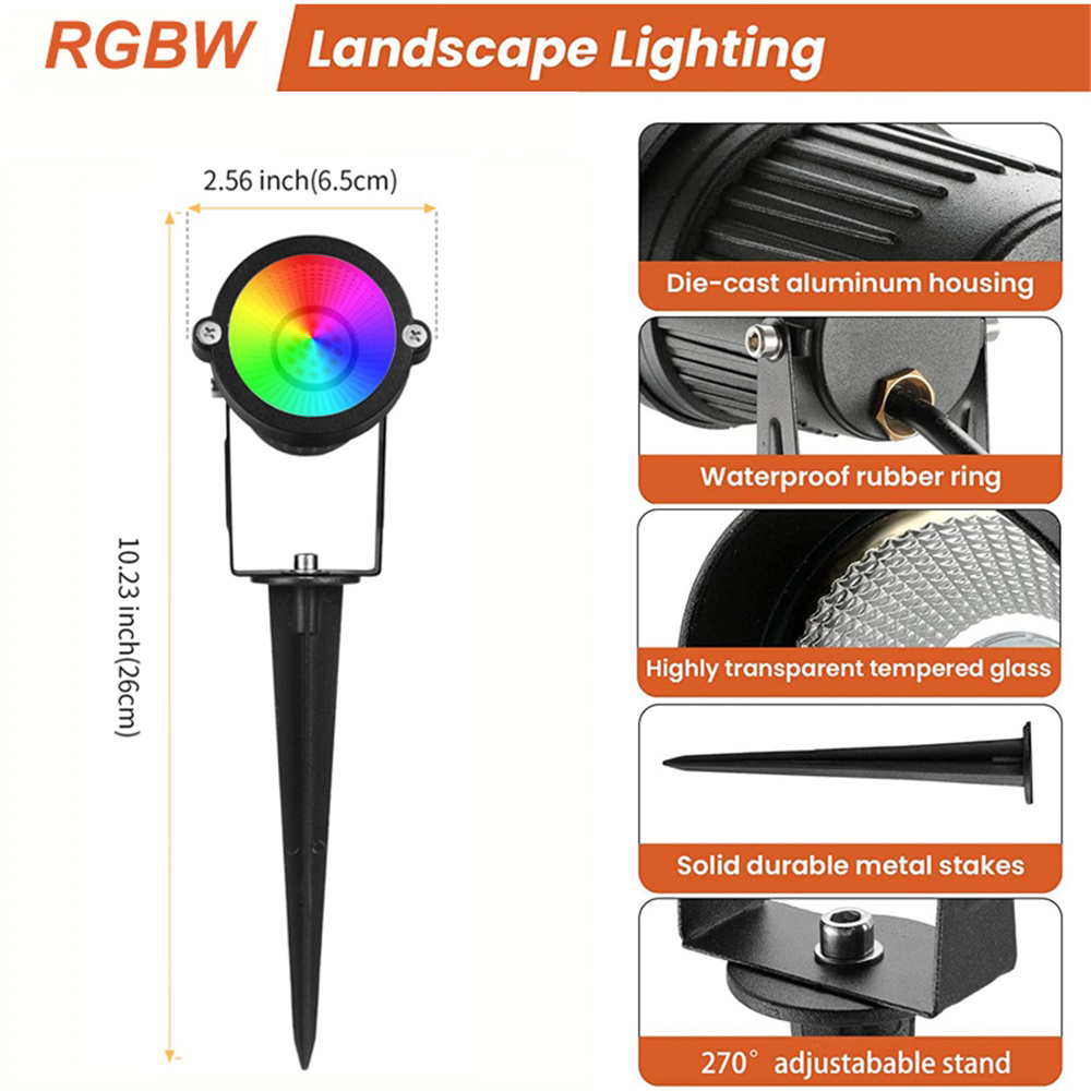 Illuminazione paesaggistica RG - Outdoor Spotlight recensione e prezzo