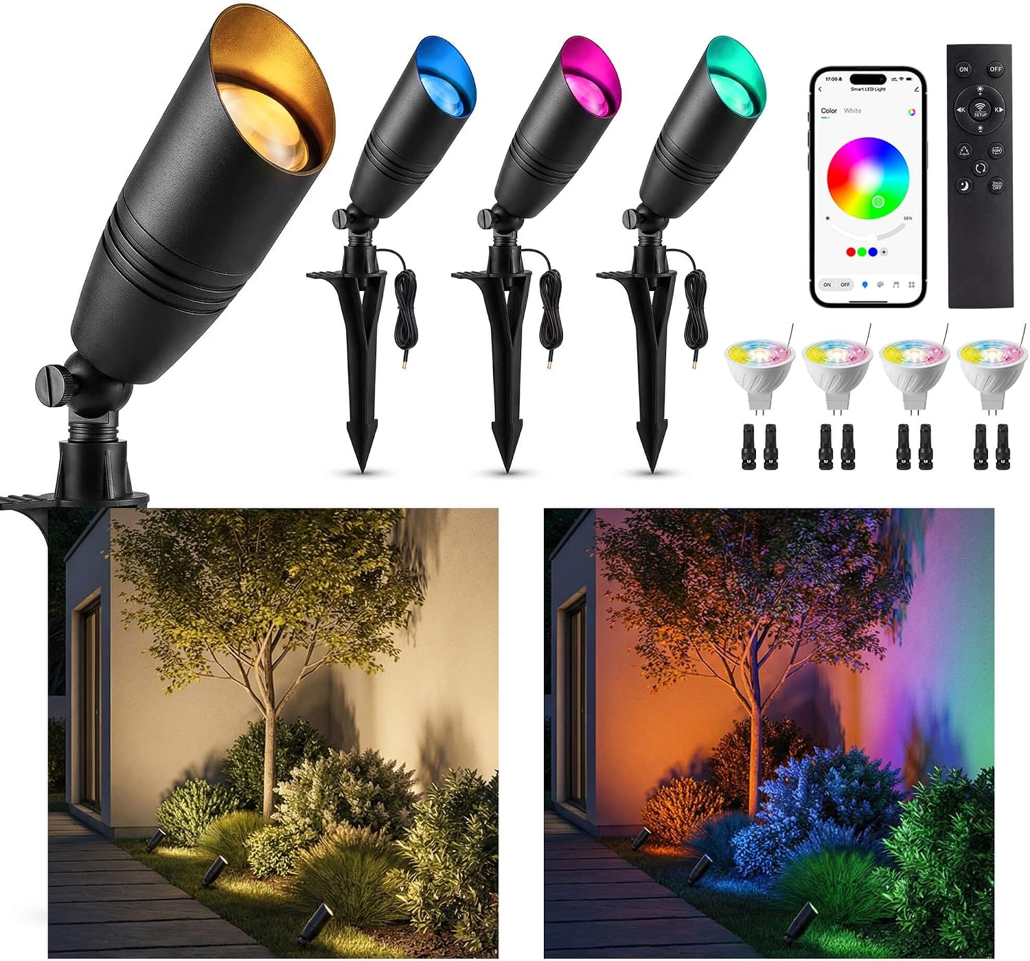 Faretti da Esterno a Bassa Ten - Outdoor Spotlight recensione e prezzo