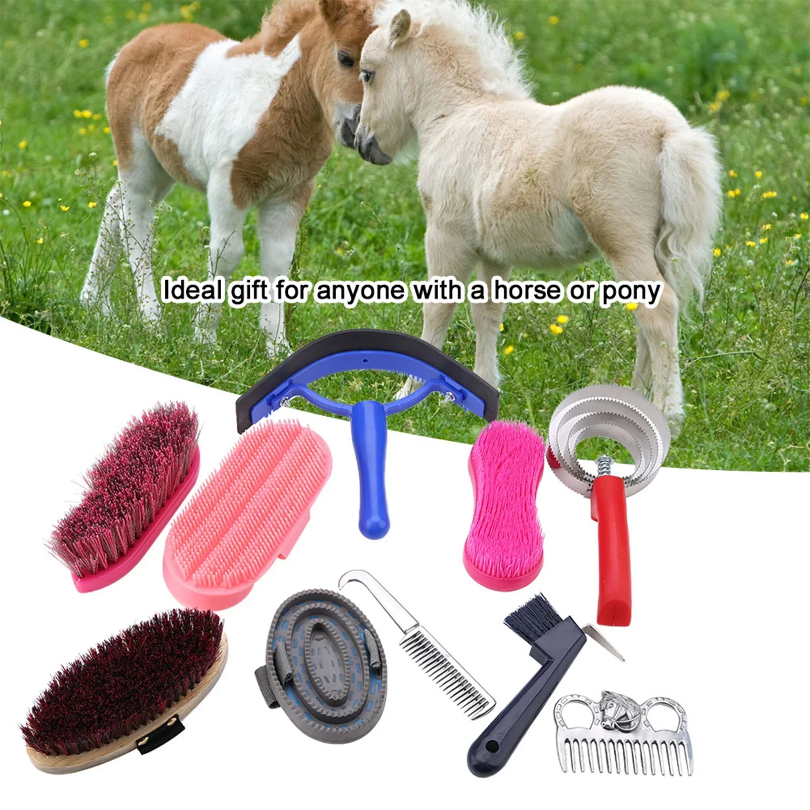 Kit per la cura della toeletta - Grooming Kit Horse recensione e prezzo